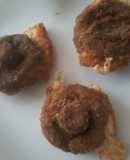 Hongos rellenos de queso