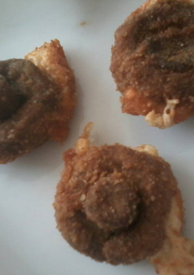 Una foto de Hongos rellenos de queso