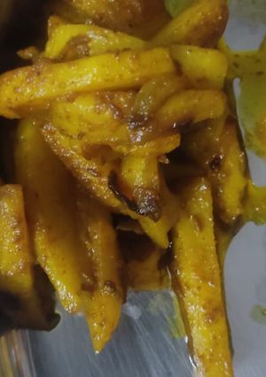 A picture of Aloo ka sabji.