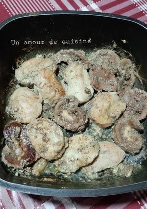 Une photo de Poêlée de rognons rouges et blancs 🍹