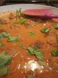 THAI Coconut curry turkey meatballs