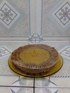 Una foto de Tarta de guineo y taro