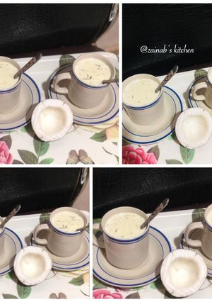 A picture of Coconut pudding🥥.