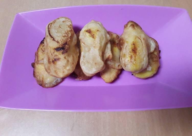 Pisang goreng mayones