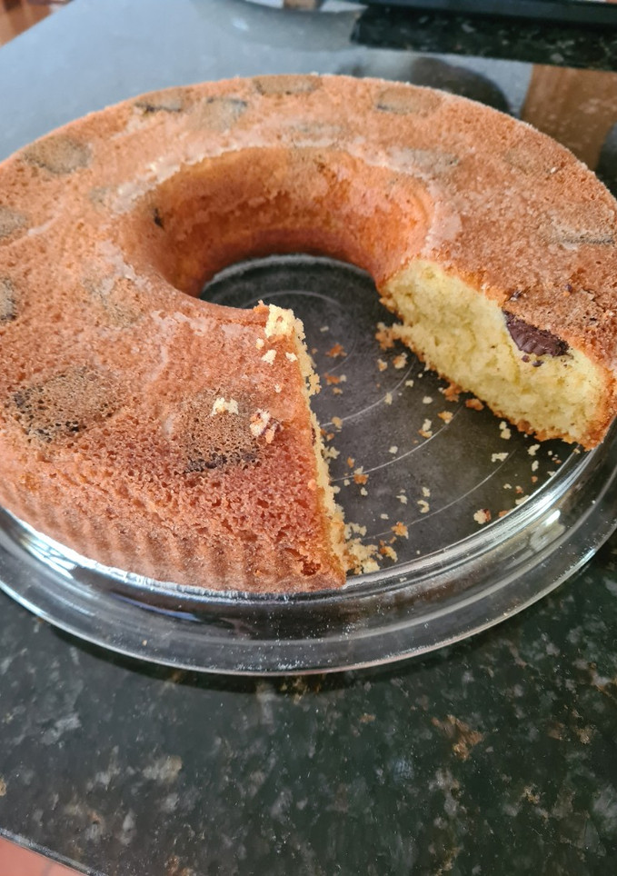 Una foto de Bizcocho con chocolate