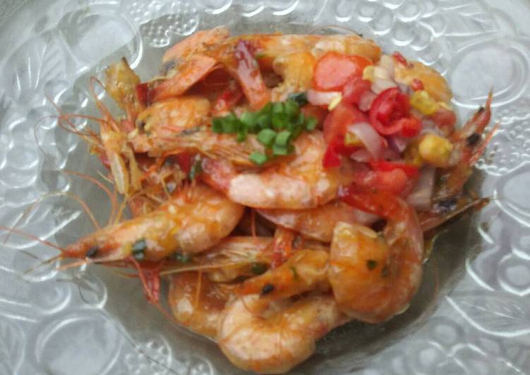 Resep Udang saus madu#tantanganakhirtahun#masakditahunbaru, Bikin Ngiler
