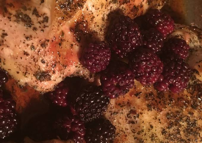 Steps to Make Super Quick Homemade Blackberry Basil Chicken Breast