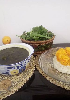 عکسی از دستور قورمه سبزی