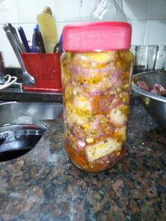 Una foto de Berenjenas al escabeche