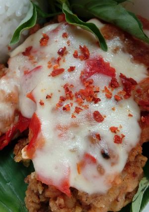 Foto resep Ayam geprek mozzarella