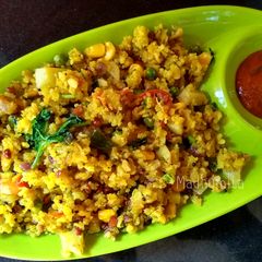 A picture of Mixed veggies Poha.