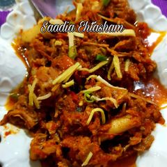 A picture of Highway style koyla karahi.