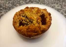 Muffins de harina de almendra y membrillo