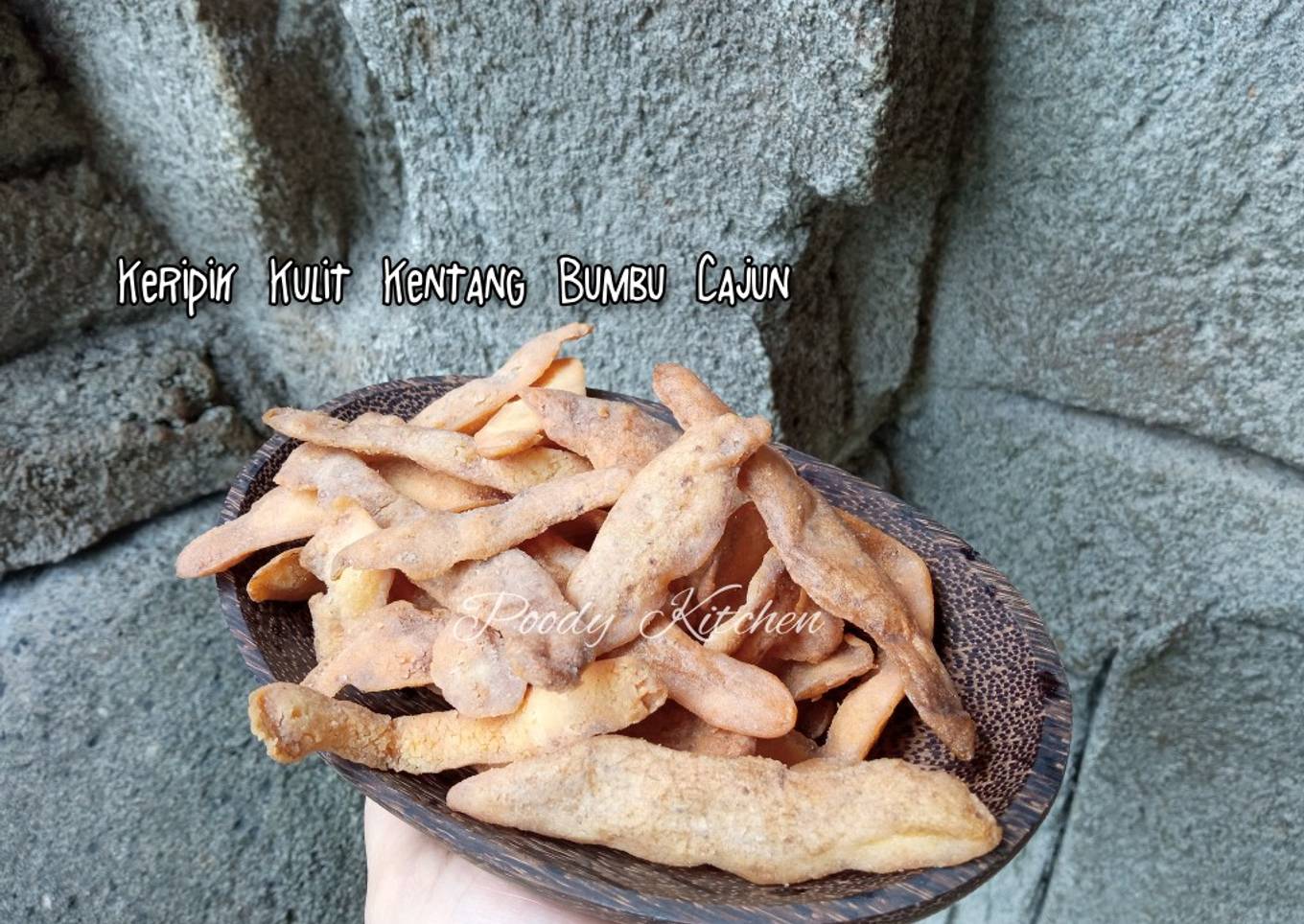 Keripik Kulit Kentang Bumbu Cajun