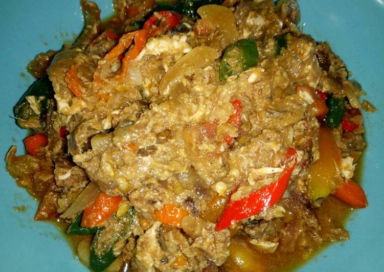 Sambal goreng klothok pedasssss