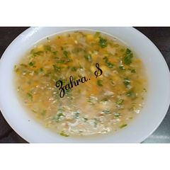 A picture of Veg Lemon Coriander Soup.