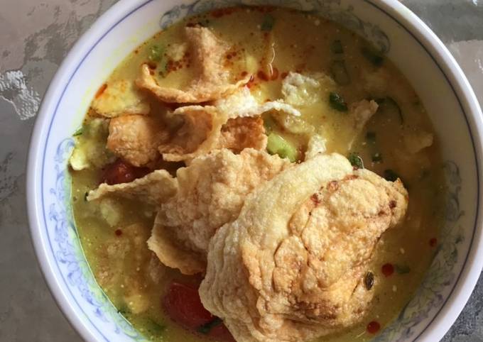 Soto ayam ala mama Brew