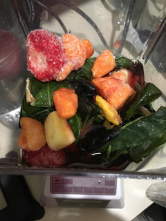 Una foto de Batido de Espinacas y Flor de Jamaica (smoothie)