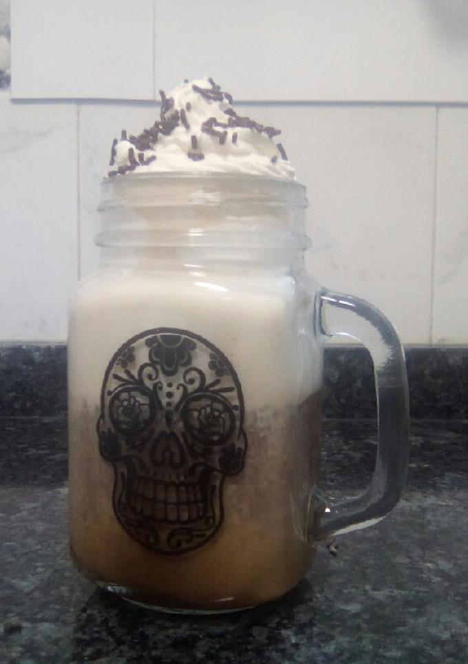 Una foto de Café vienés vegano
