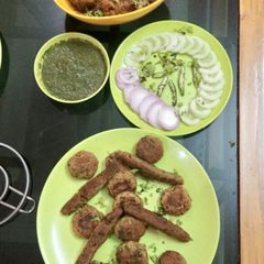 A picture of Chicken Oil less Kababs.