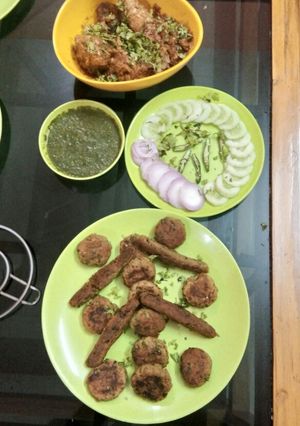 A picture of Chicken Oil less Kababs.