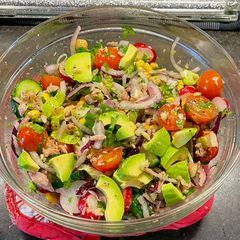 A picture of Mediterranean tuna salad.