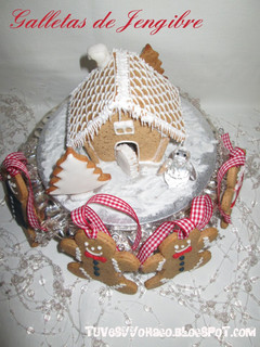 Foto principal de Galletas de Jengibre (Casita y Muñecos) (Thermomix)