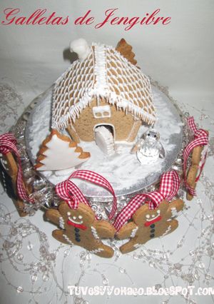 Foto principal de Galletas de Jengibre (Casita y Muñecos) (Thermomix)