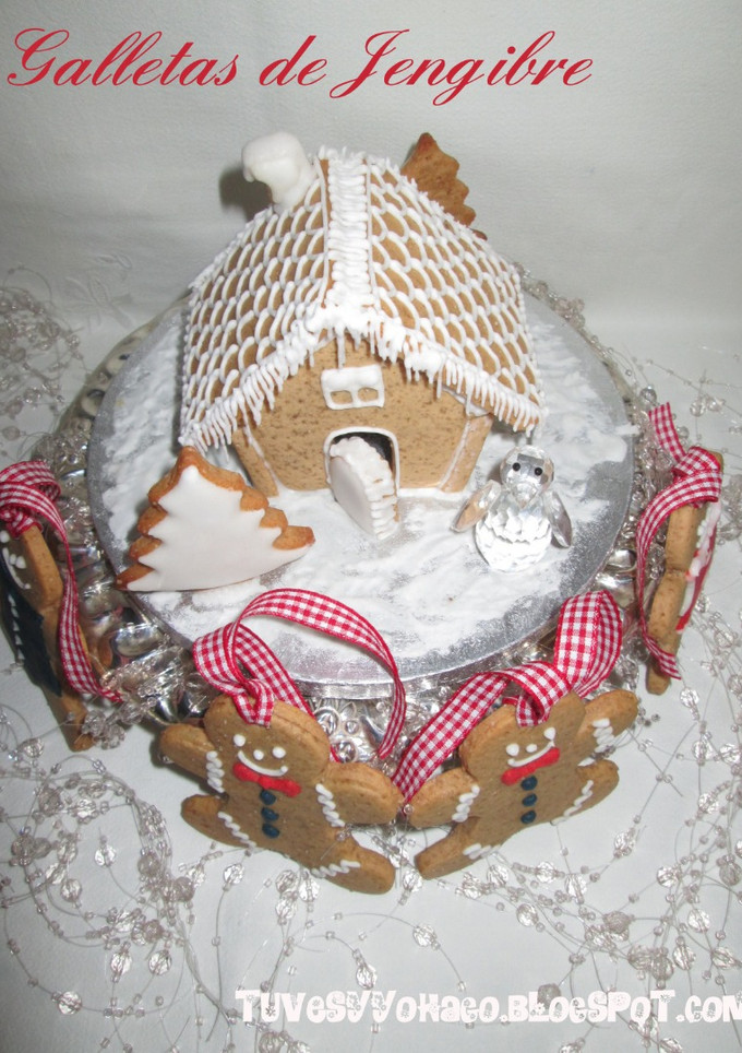 Foto principal de Galletas de Jengibre (Casita y Muñecos) (Thermomix)