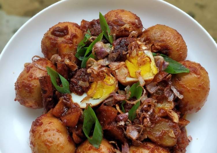 Telur masak habang ala ala