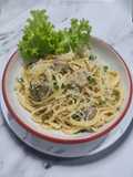Fettuccine Carbonara Mushrooms