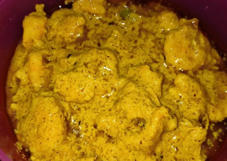 Recipe of Quick Prawn mustard poppy seeds curry