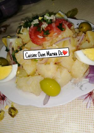 صورة لوصفة سلطة بطاطا🥔❤️
