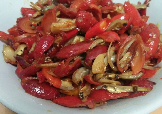 Resep Oseng Tangkil Kulit Melinjo Teri Pedas Oleh Diyan Ayunita Cookpad