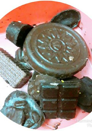 A picture of Homemade chocolates.