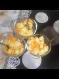 سلطة مندرين وموز 🍌 وتفاح 🍏