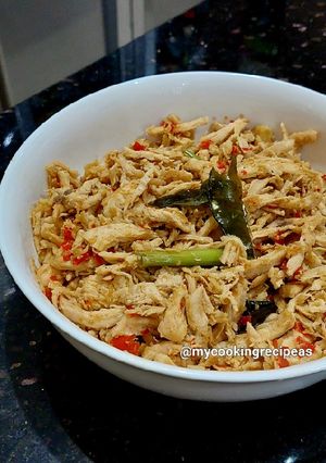 Foto resep 👩‍🍳⭐️ Ayam Suwir Bumbu Rujak
