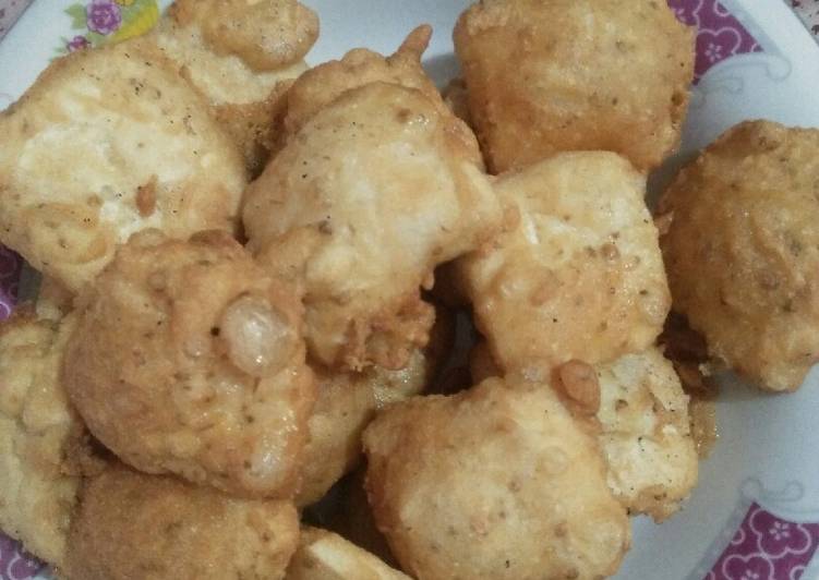 Tahu goreng tepung kriuk