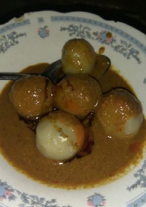 Foto resep Cilok kuah Kacang