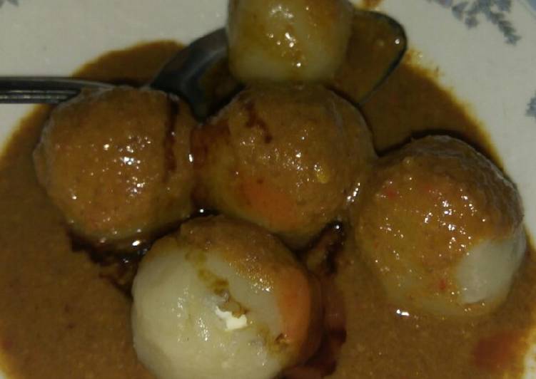 Resep Cilok kuah Kacang yang Enak Banget