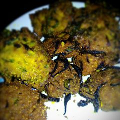 A picture of Fish egg fritters.