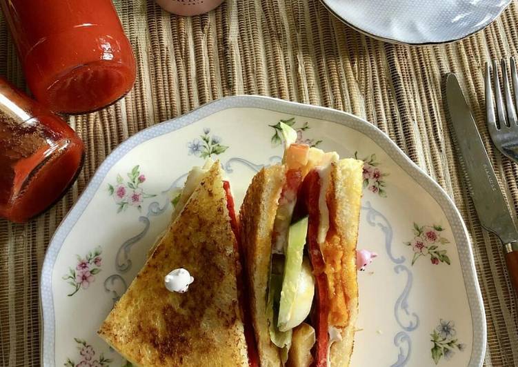 Resep Breakfast Club Sandwich, Sempurna