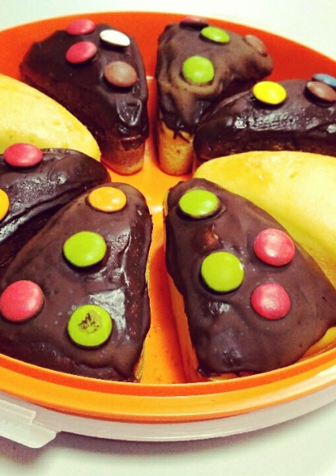 Una foto de Bizcocho de Naranja y chocolate FODMAP (sin gluten, sin lactosa, sin yema de huevo, sin sorbitol, sin soja)