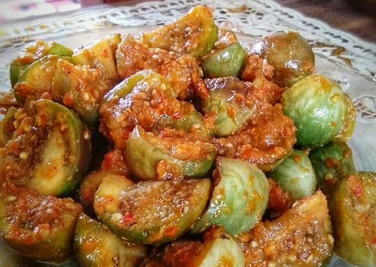 Resep Terong bundar sambal balado yang mudah