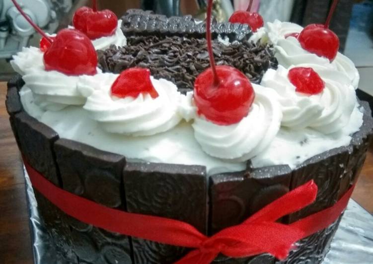 Resep Kue ulang tahun basecake brownies Anti Gagal