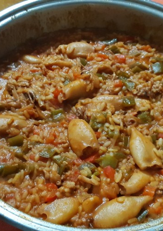 Una foto de Arroz de chipirones (aprovechamiento)