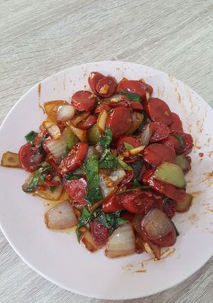 Foto resep Sosis Goreng Mentega