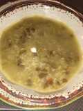 Sopa de brotes de lentejas