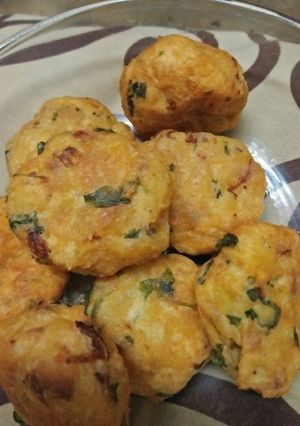 Foto resep Perkedel kentang +bayam