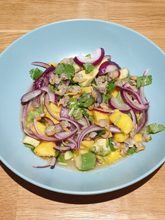 Una foto de Cebiche de berberechos